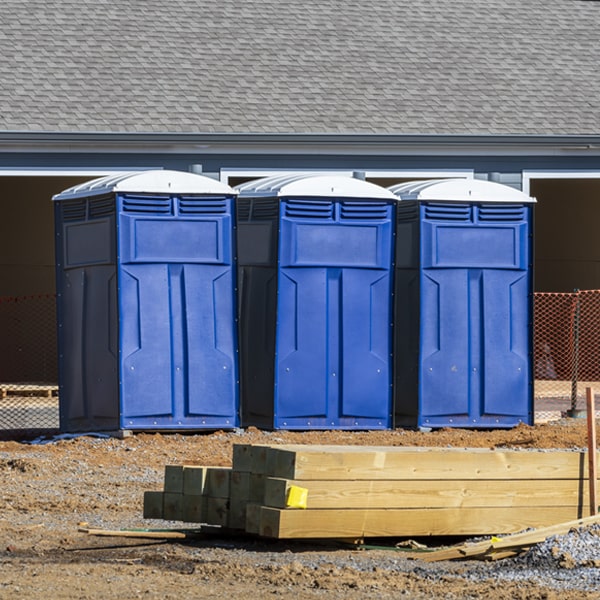 how can i report damages or issues with the porta potties during my rental period in Hokes Bluff AL